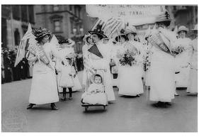 Suffrage Parade (New York City, 1912) Art Poster Print-null-Lamina Framed Poster