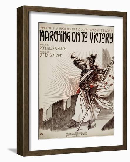 Suffrage Sheet Music-David J. Frent-Framed Photographic Print