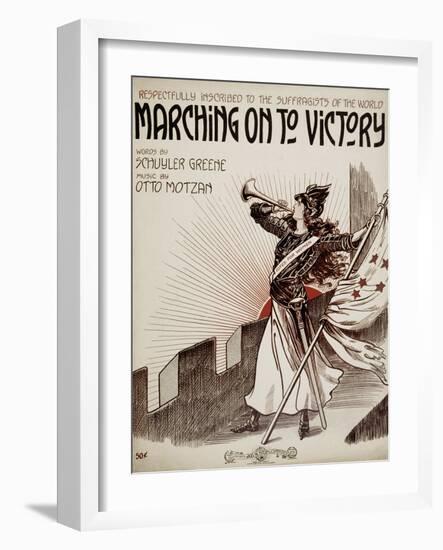 Suffrage Sheet Music-David J. Frent-Framed Photographic Print