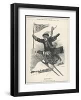 Suffragette Leaps into the Future-null-Framed Photographic Print