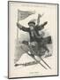 Suffragette Leaps into the Future-null-Mounted Photographic Print