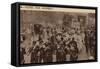 Suffragette March, 1908-null-Framed Stretched Canvas