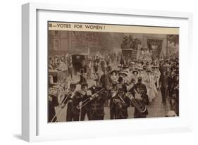 Suffragette March, 1908-null-Framed Photographic Print