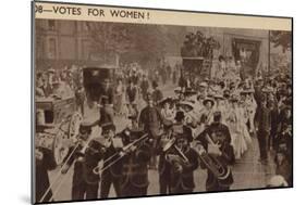 Suffragette March, 1908-null-Mounted Photographic Print