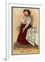 Suffragette Mocked-null-Framed Art Print