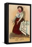 Suffragette Mocked-null-Framed Stretched Canvas