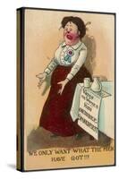 Suffragette Mocked-null-Stretched Canvas