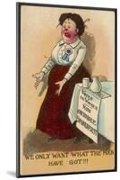 Suffragette Mocked-null-Mounted Art Print