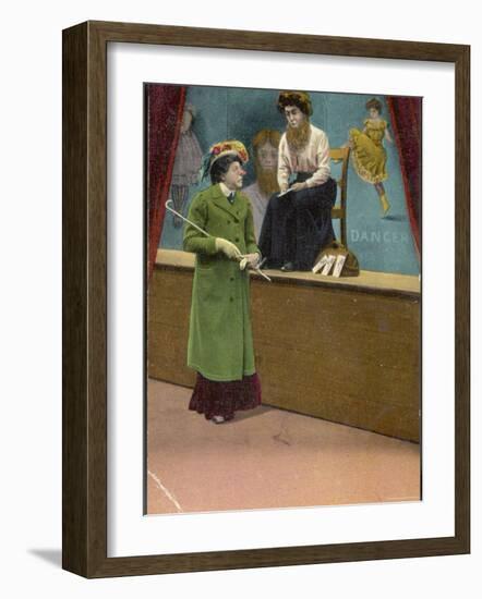 Suffragette to the Bearded Lady in a Fairground: How Did You Manage It?-null-Framed Photographic Print
