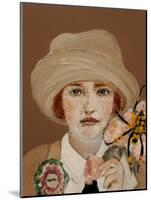 Suffragette with Golden Orb, 2017, Close Up-Susan Adams-Mounted Giclee Print