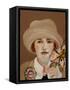 Suffragette with Golden Orb, 2017, Close Up-Susan Adams-Framed Stretched Canvas