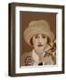 Suffragette with Golden Orb, 2017, Close Up-Susan Adams-Framed Giclee Print