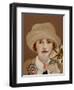 Suffragette with Golden Orb, 2017, Close Up-Susan Adams-Framed Giclee Print