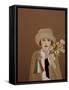 Suffragette with Golden Orb, 2017-Susan Adams-Framed Stretched Canvas