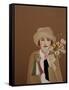 Suffragette with Golden Orb, 2017-Susan Adams-Framed Stretched Canvas