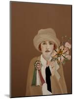 Suffragette with Golden Orb, 2017-Susan Adams-Mounted Giclee Print