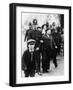 Suffragettes Being Arrested Near Buckingham Palace-null-Framed Photographic Print