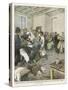 Suffragettes Force-Fed in Prison-Achille Beltrame-Stretched Canvas