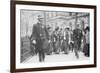 Suffragettes, Preceded By Policemen, Leaving City Hall, New York-null-Framed Premium Giclee Print