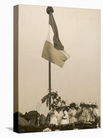 Suffragettes Speaking at a Hyde Park Demonstration-H^ Searjeant-Stretched Canvas