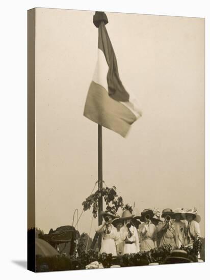 Suffragettes Speaking at a Hyde Park Demonstration-H^ Searjeant-Stretched Canvas