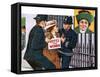 Suffragettes, with Emmeline Pankhurst-John Keay-Framed Stretched Canvas