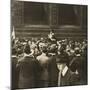Suffragist Mabel Vernon Speaking to Large Crowd of Men in Chicago, 1917-null-Mounted Photo