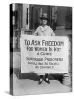 Suffragist Protests Criminal Arrests of National Woman's Party Members, 1910s-null-Stretched Canvas