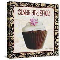 Sugar and Spice Chocolat Cupcake-Megan Aroon Duncanson-Stretched Canvas
