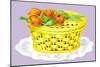 Sugar Basket with Tulips-null-Mounted Art Print