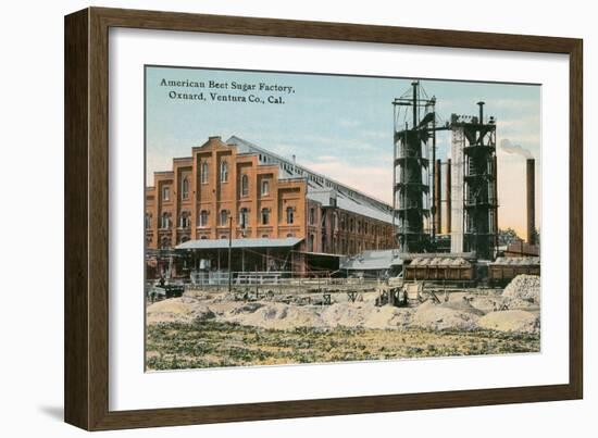 Sugar Beet Factory, Oxnard, California-null-Framed Art Print