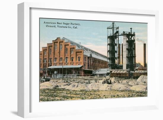 Sugar Beet Factory, Oxnard, California-null-Framed Art Print