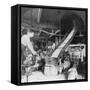 Sugar Beet Pulp and Juice Flowing from Tank to Tank, Montreal, Canada, Early 20th Century-null-Framed Stretched Canvas