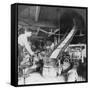 Sugar Beet Pulp and Juice Flowing from Tank to Tank, Montreal, Canada, Early 20th Century-null-Framed Stretched Canvas