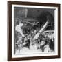 Sugar Beet Pulp and Juice Flowing from Tank to Tank, Montreal, Canada, Early 20th Century-null-Framed Photographic Print