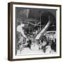 Sugar Beet Pulp and Juice Flowing from Tank to Tank, Montreal, Canada, Early 20th Century-null-Framed Photographic Print