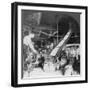 Sugar Beet Pulp and Juice Flowing from Tank to Tank, Montreal, Canada, Early 20th Century-null-Framed Photographic Print