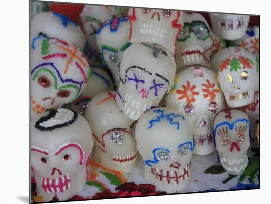 Sugar Candy Skulls, Day of the Dead, Patzcuaro, Michoacan State, Mexico, North America-Wendy Connett-Mounted Photographic Print