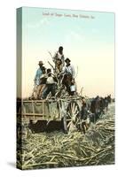 Sugar Cane Harvest, New Orleans-null-Stretched Canvas