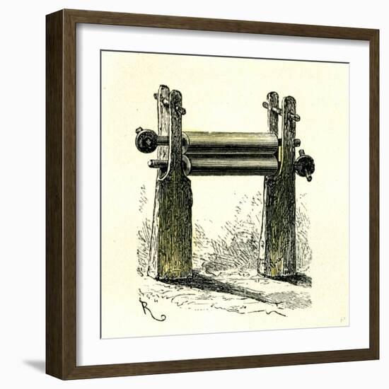 Sugar Cane Mill Peru 1869-null-Framed Giclee Print