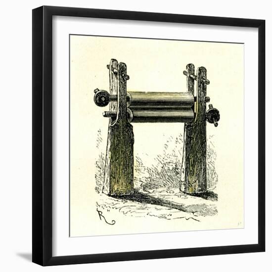 Sugar Cane Mill Peru 1869-null-Framed Giclee Print