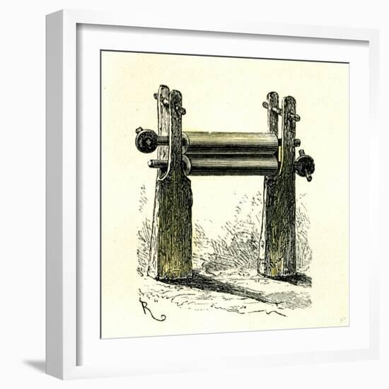 Sugar Cane Mill Peru 1869-null-Framed Giclee Print