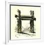 Sugar Cane Mill Peru 1869-null-Framed Giclee Print