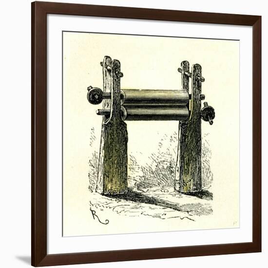 Sugar Cane Mill Peru 1869-null-Framed Giclee Print