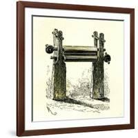 Sugar Cane Mill Peru 1869-null-Framed Giclee Print