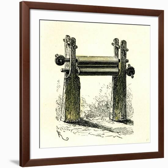 Sugar Cane Mill Peru 1869-null-Framed Giclee Print