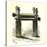 Sugar Cane Mill Peru 1869-null-Stretched Canvas