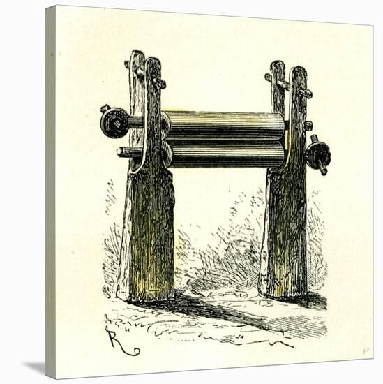 Sugar Cane Mill Peru 1869-null-Stretched Canvas