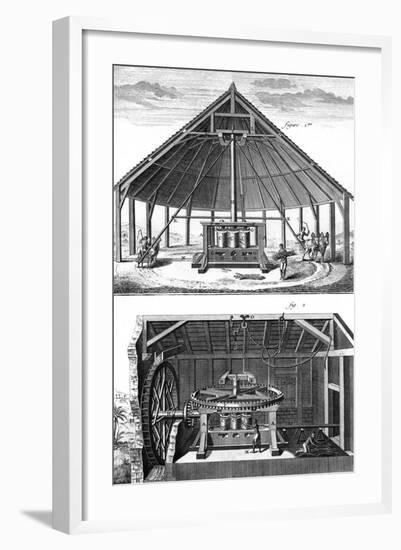 Sugar Cane Press, 18th C-null-Framed Art Print