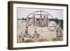 Sugar Cane Pressing, Kutch School, circa 1840-50-null-Framed Giclee Print